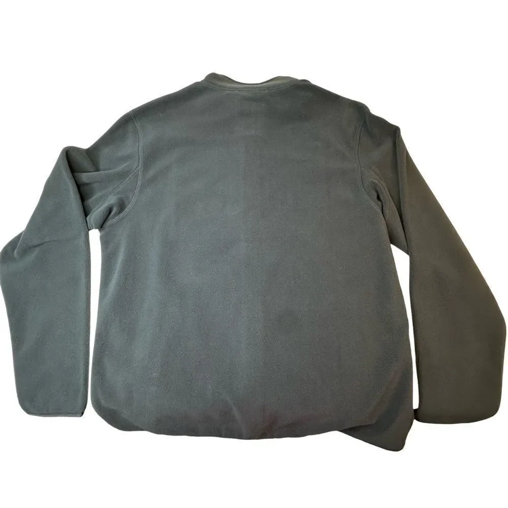 DULUTH Trading Co Checkpoint Fleece Full Zip Mock Navy Jacket Size M